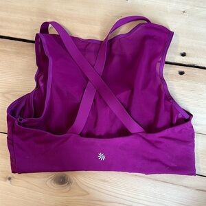 ATHLETA sports bra with build in cups size small